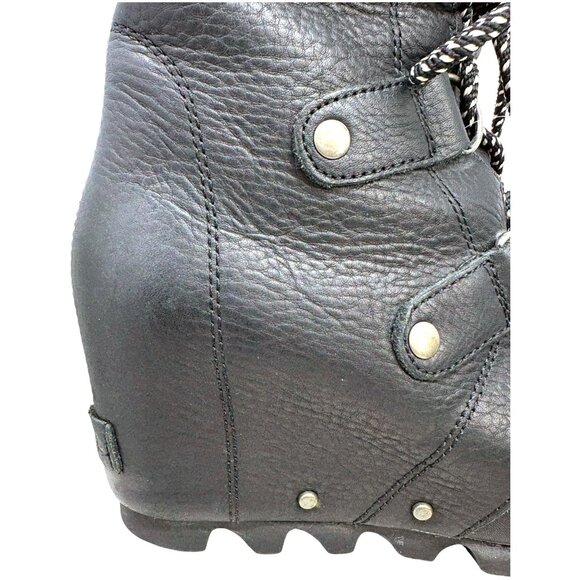 Sorel NL2703 Joan of Arctic Wedge Mid Shearling Lace Up Boot - Picture 12 of 13